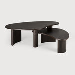 Ethnicraft Boomerang Coffee Table Mahogany Dark Brown 90cm