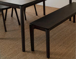 Ethnicraft Bok Bench Oak Black 166cm