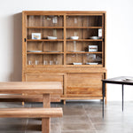 Ethnicraft Teak Sliding Doors Cupboard 200cm