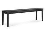 Ethnicraft Bok Bench Oak Black 166cm