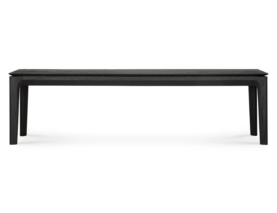 Ethnicraft Bok Bench Oak Black 166cm