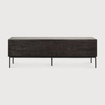 Ethnicraft Grooves TV Cupboard Teak Off Black 162cm