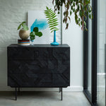 Ethnicraft Teak Graphic Chest of Drawers