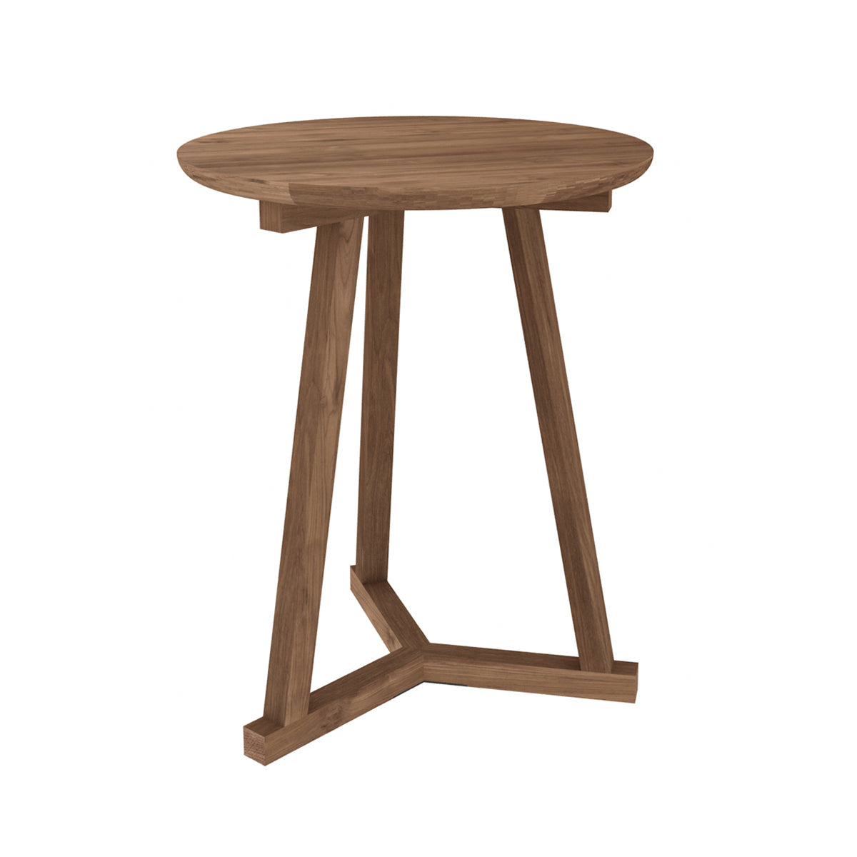 Teak Round Sofa Table