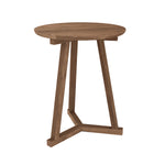 Teak Round Sofa Table
