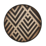 Ethnicraft Chevron Graphite Wooden Tray 48/48/4