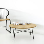 Ethnicraft Oak Disc Round Coffee Table