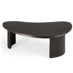 Ethnicraft Mahogany Boomerang Dark Brown Coffee Table