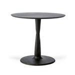 Ethnicraft Black Oak Torsion Dining Table