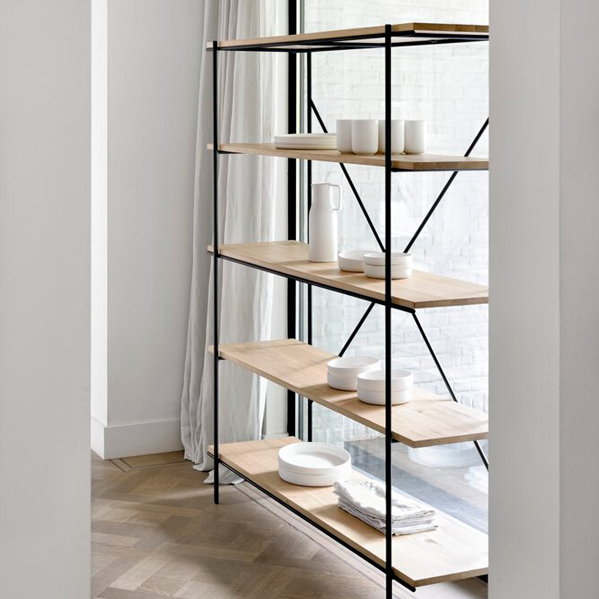 Ethnicraft Oak Rise Rack – Bayside Furniture