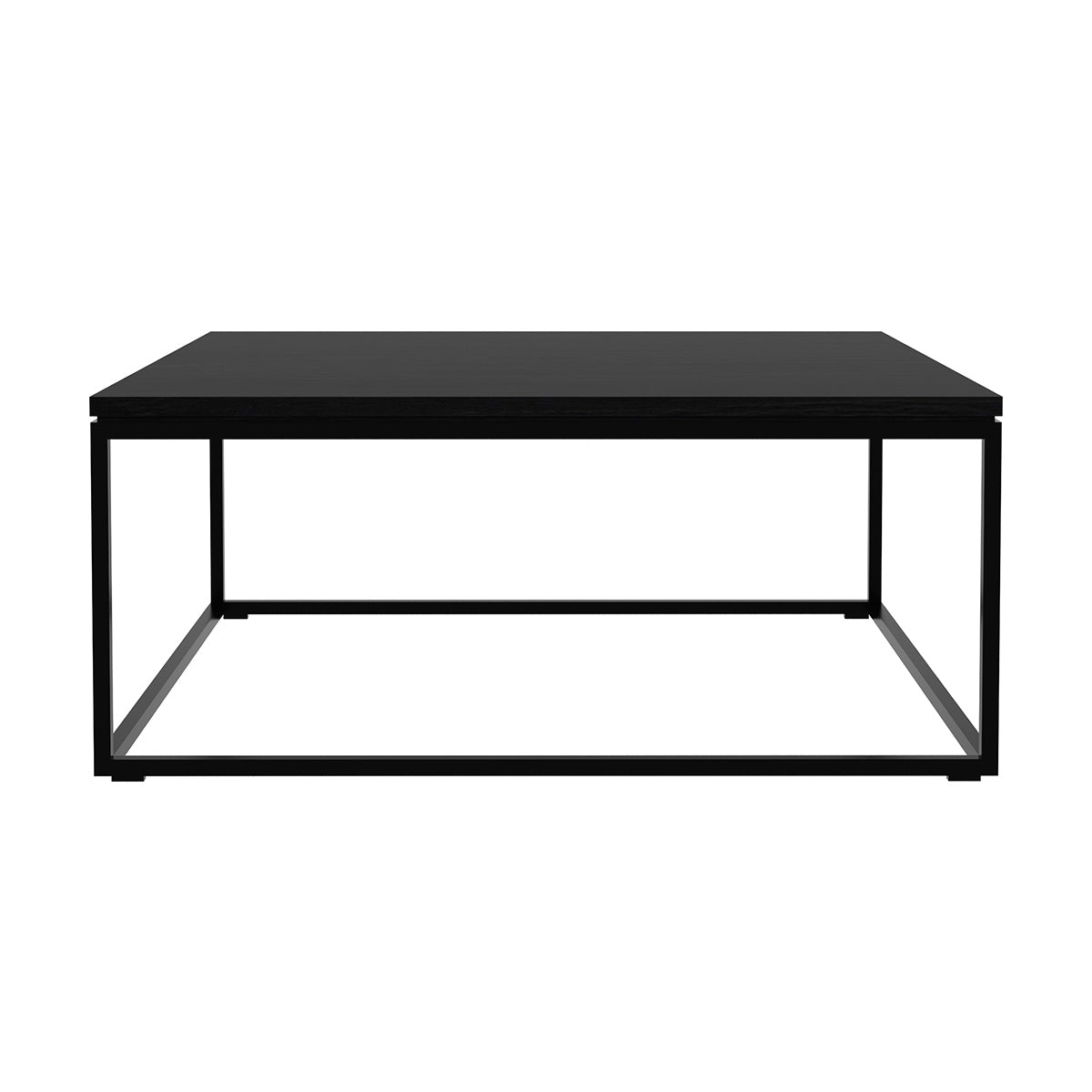 Ethnicraft Oak Thin Black Coffee Table