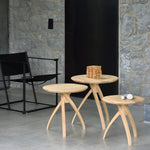 Ethnicraft Oak Twist Side Table
