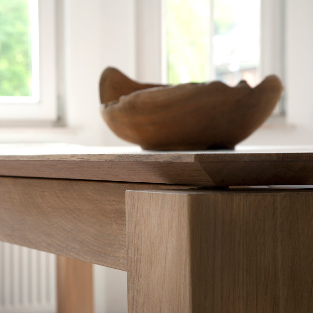 Ethnicraft Oak Slice Extension Dining Table Bayside Furniture