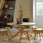 Ethnicraft Oak Osso Counter Stool - Natural