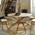 Ethnicraft Oak Osso Counter Stool - Natural