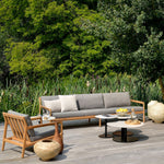 Teak Jack Mocha Outdoor Sofa