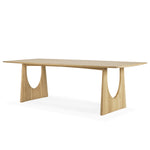 Ethnicraft Oak Geometric Dining Table